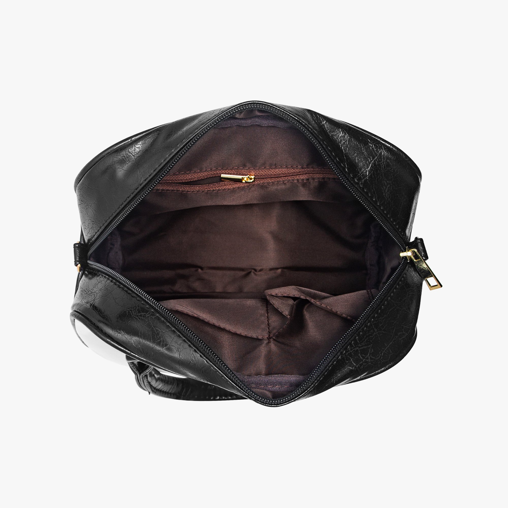 287. Casual Leather Saddle Bag