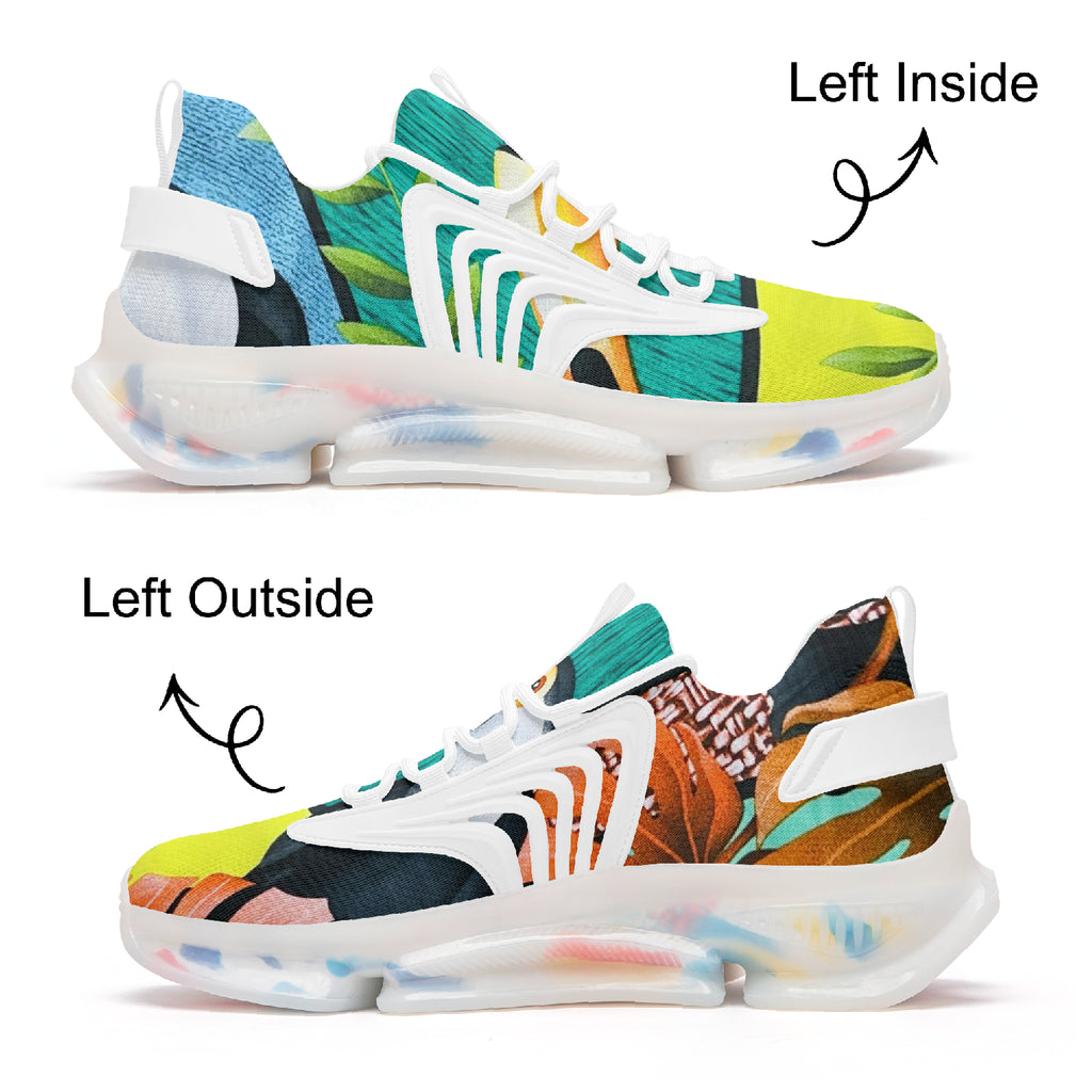 353. Wings Style Bounce Mesh Knit Sneakers
