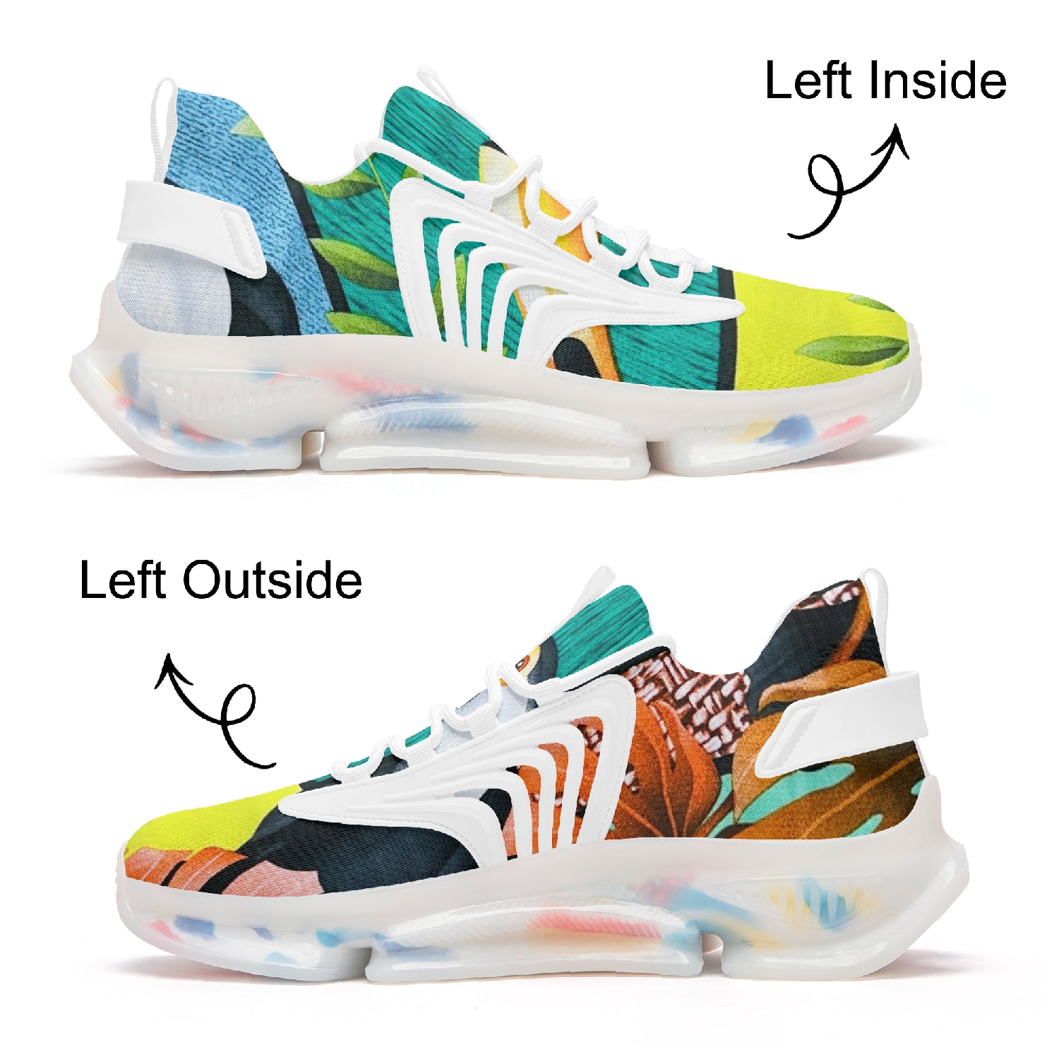 353. Wings Style Bounce Mesh Knit Sneakers