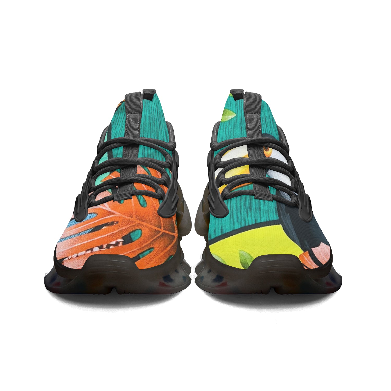 353. Wings Style Bounce Mesh Knit Sneakers