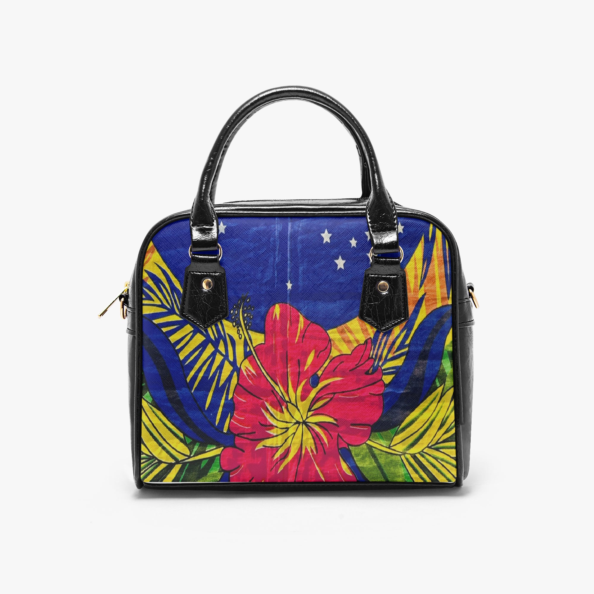 287. Casual Leather Saddle Bag