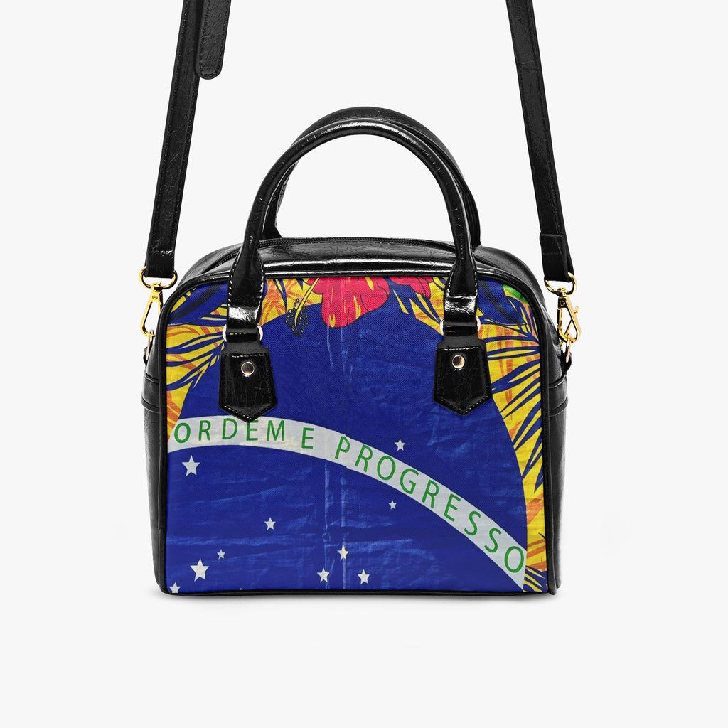 287. Casual Leather Saddle Bag