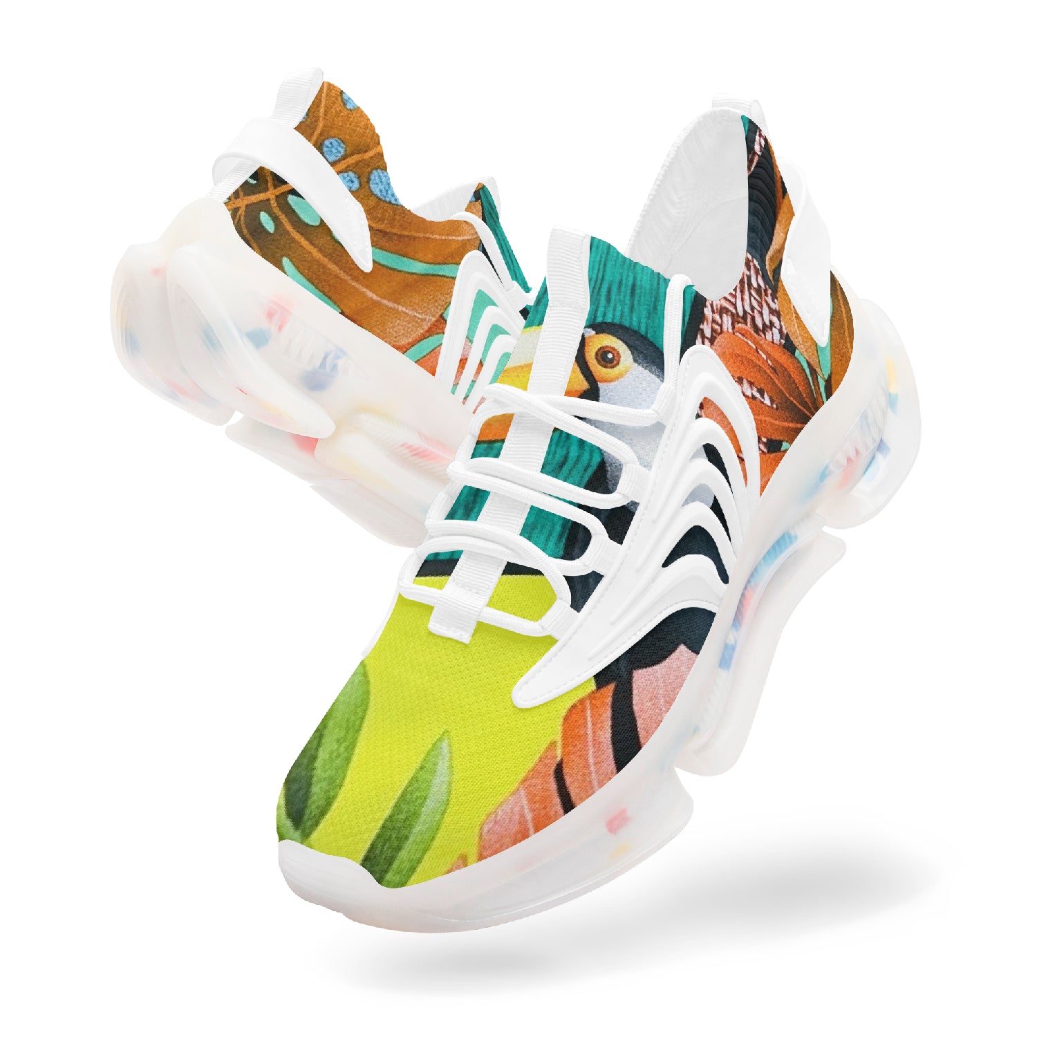 353. Wings Style Bounce Mesh Knit Sneakers
