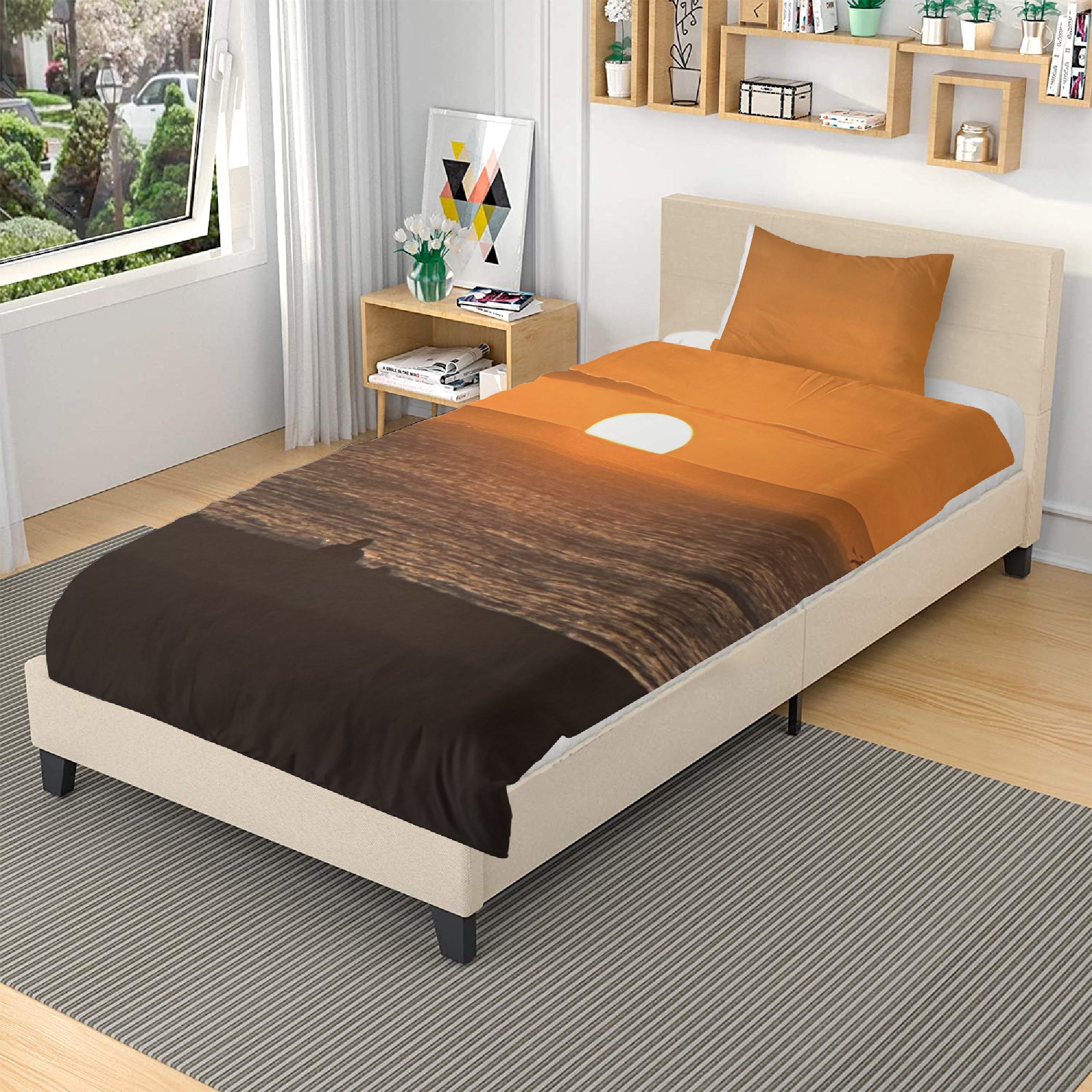 291. 3in1 Polyester Bedding Set