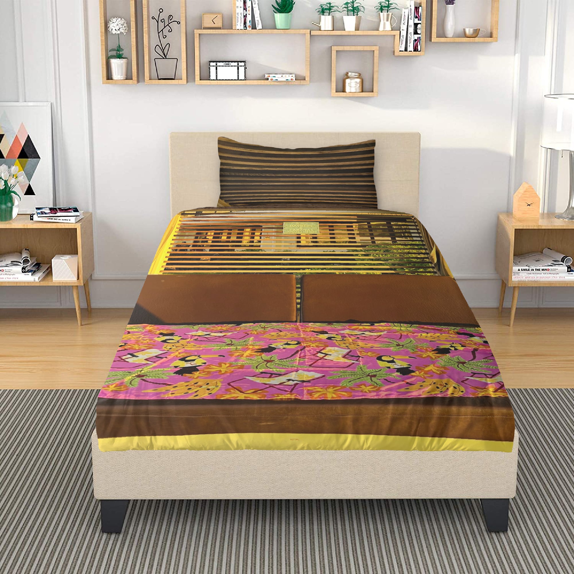 291. 3in1 Polyester Bedding Set